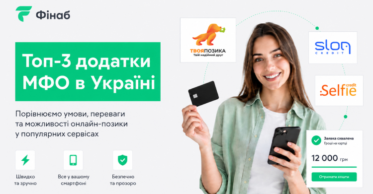 Огляд мобільних додатків ТвояПозика, SlonCredit та SelfieCredit для онлайн-кредитування в Україні